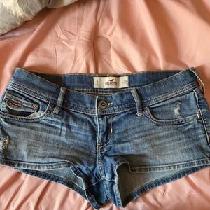 Hollister jean shorts